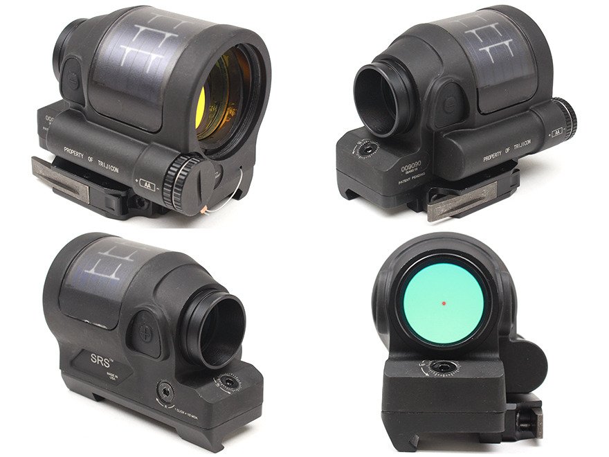 Solar Power SRS 1X38 Red Dot Sight Scope With QD Mount - AirsoftBuy